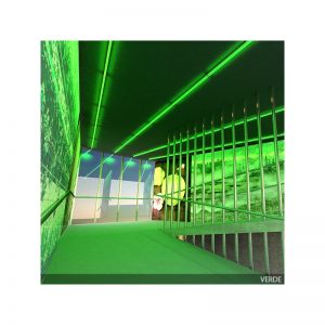 5 Tubo de LEDs 1200mm 18W 30.000H Difusor Opal Color Verde